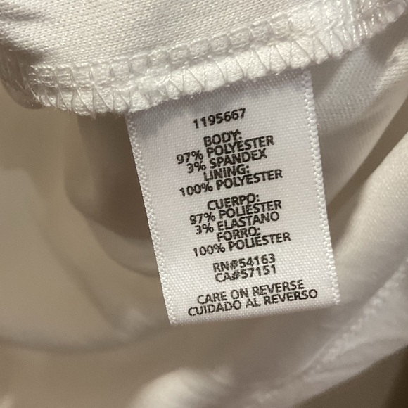 Calvin Klein Women’s White Blouse, Lined - Picture 5 of 6